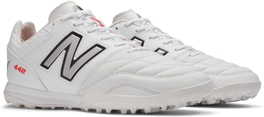 Мужские кроссовки New Balance 442 Pro TF V2, белый/черный — фото 3