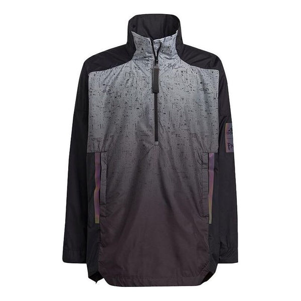 

Куртка adidas Myshelter Wind Ready Jacket 'Black Halo Blue', черный