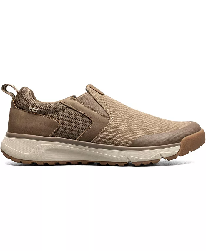 Мужские слипоны Sedona Canvas Moc Toe Nunn Bush, коричневый/бежевый — фото 2