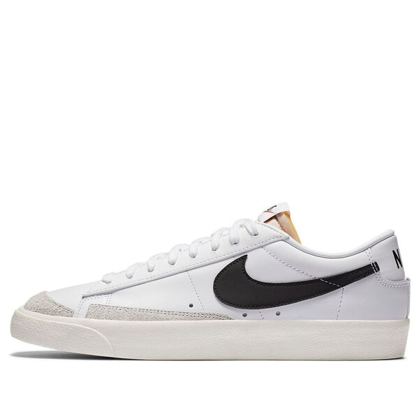 

Кроссовки blazer low '77 vintage 'white black' Nike, белый
