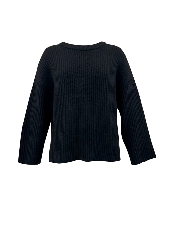 

Пуловер GINI LONDON Stricktop Gini Knit, черный