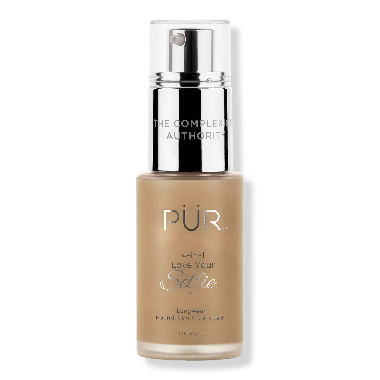 

Тональный крем и консилер 4-в-1 Love Your Selfie Longwear Foundation & Concealer PÜR, TG6 Honey (tan with golden undertones)