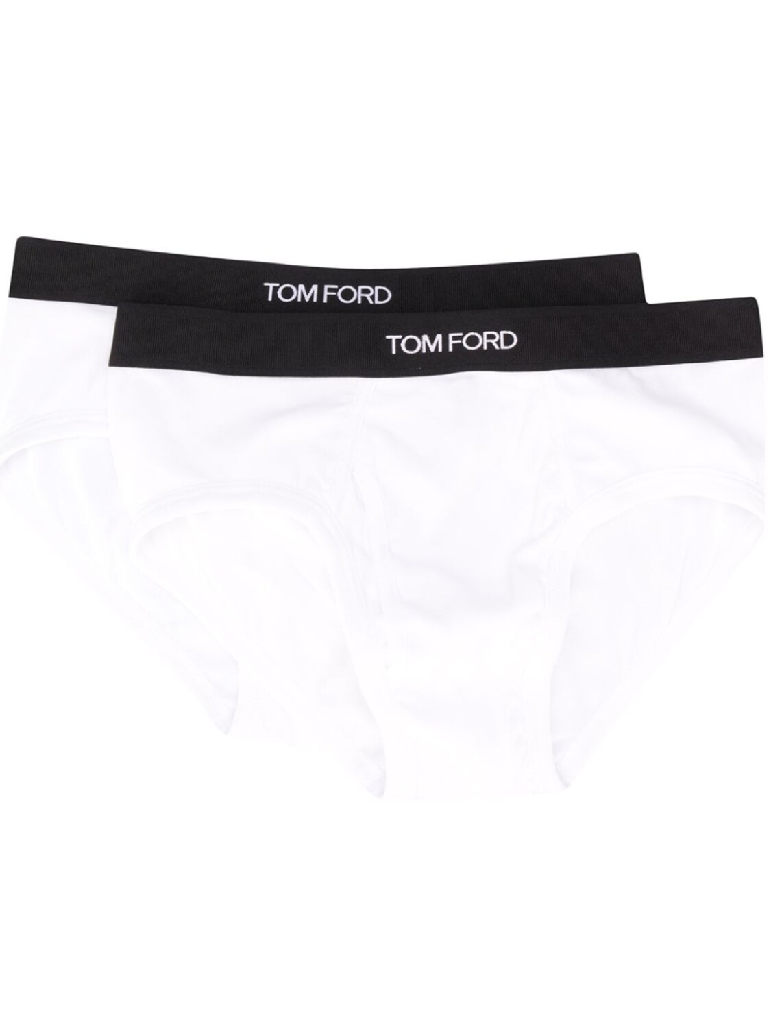 

TOM FORD трусы-брифы с логотипом на поясе, белый