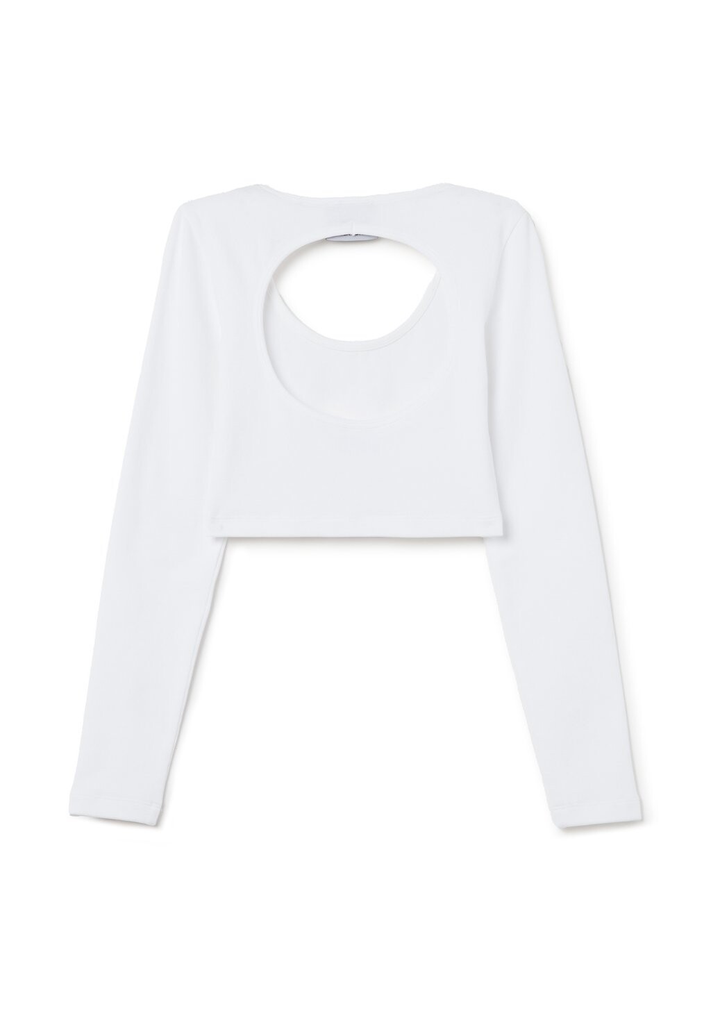 

Топ с длинными рукавами CUT OUT CROP UTOPJA, белый