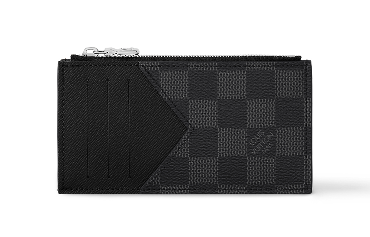 

LOUIS VUITTON Кошелек для монет Дамиер Графит Серый Черный