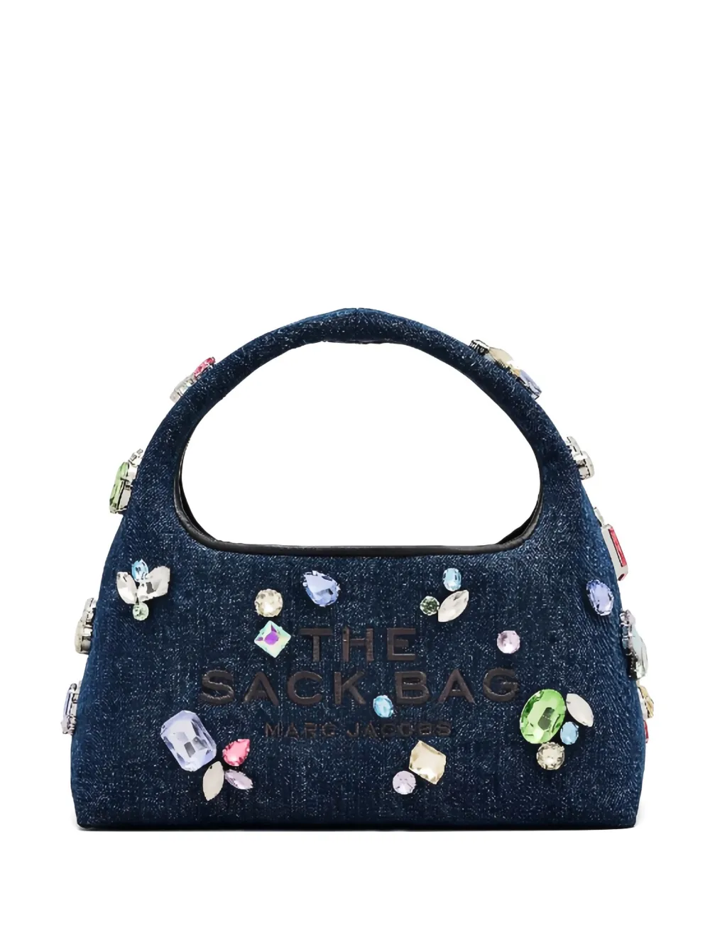 

Сумка на плечо из денима с кристаллами MARC JACOBS, синий