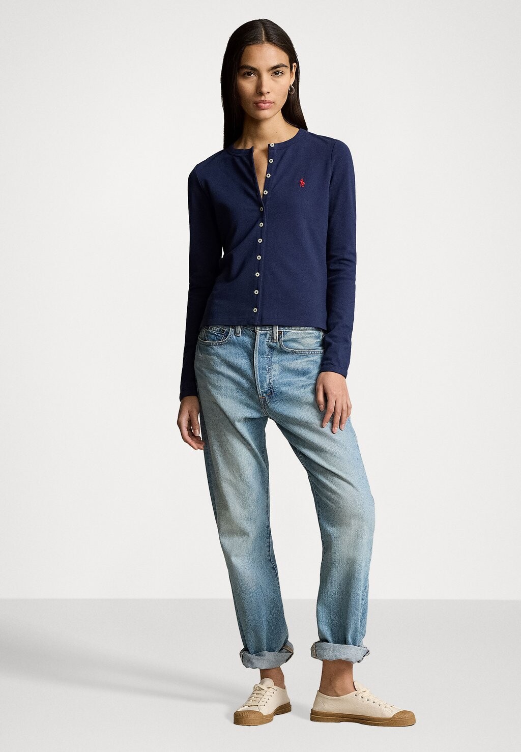 

Кардиган LONG SLEEVE CARDIGAN Polo Ralph Lauren, темно-синий