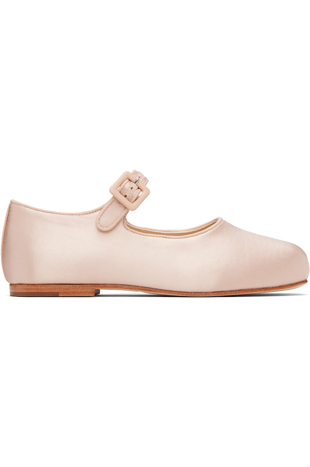 Балетки Mary Jane Pointe Sandy Liang, цвет ballet satin