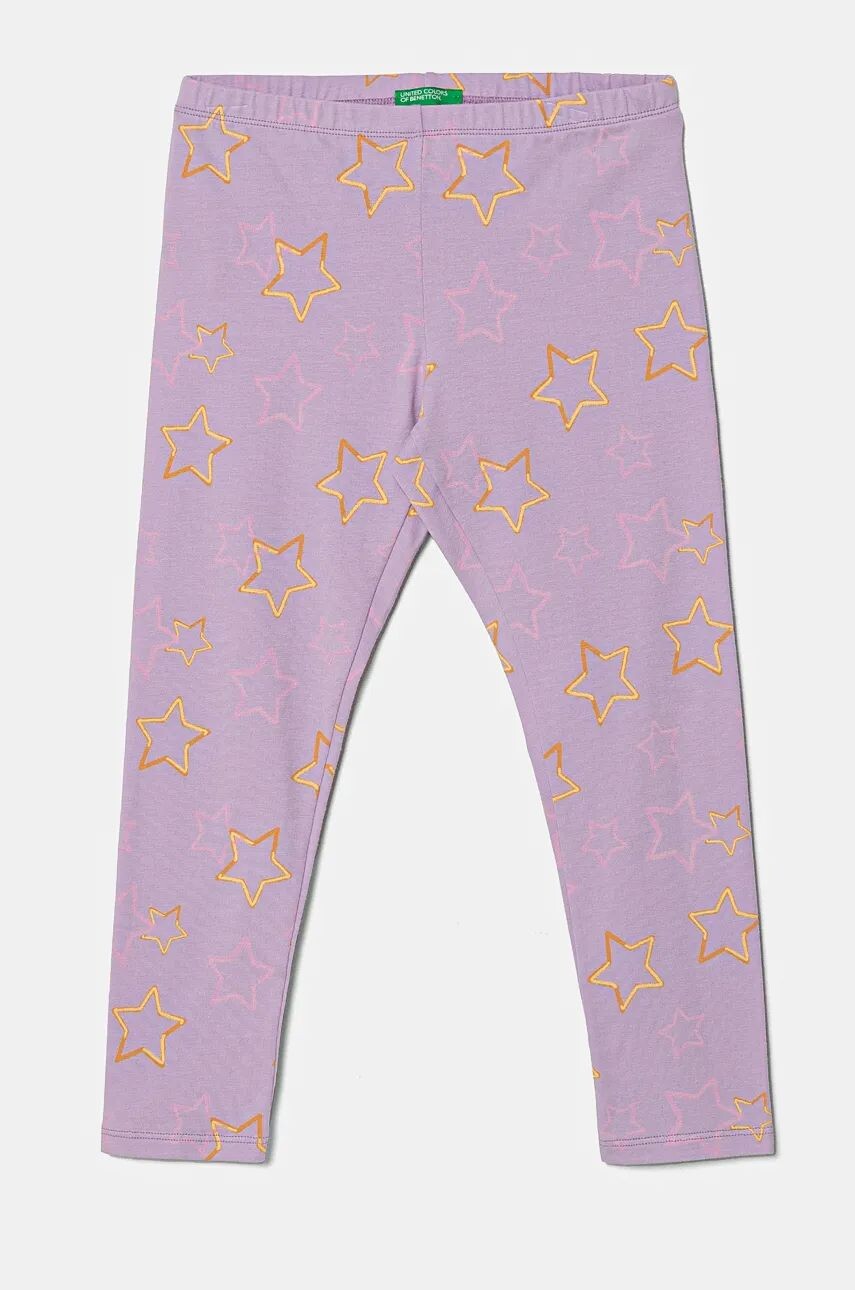 

Детские леггинсы United Colors of Benetton, фиолетовый