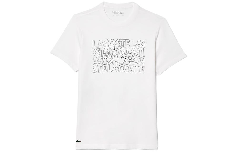 

Футболка из хлопковой смеси с логотипом LACOSTE, белый