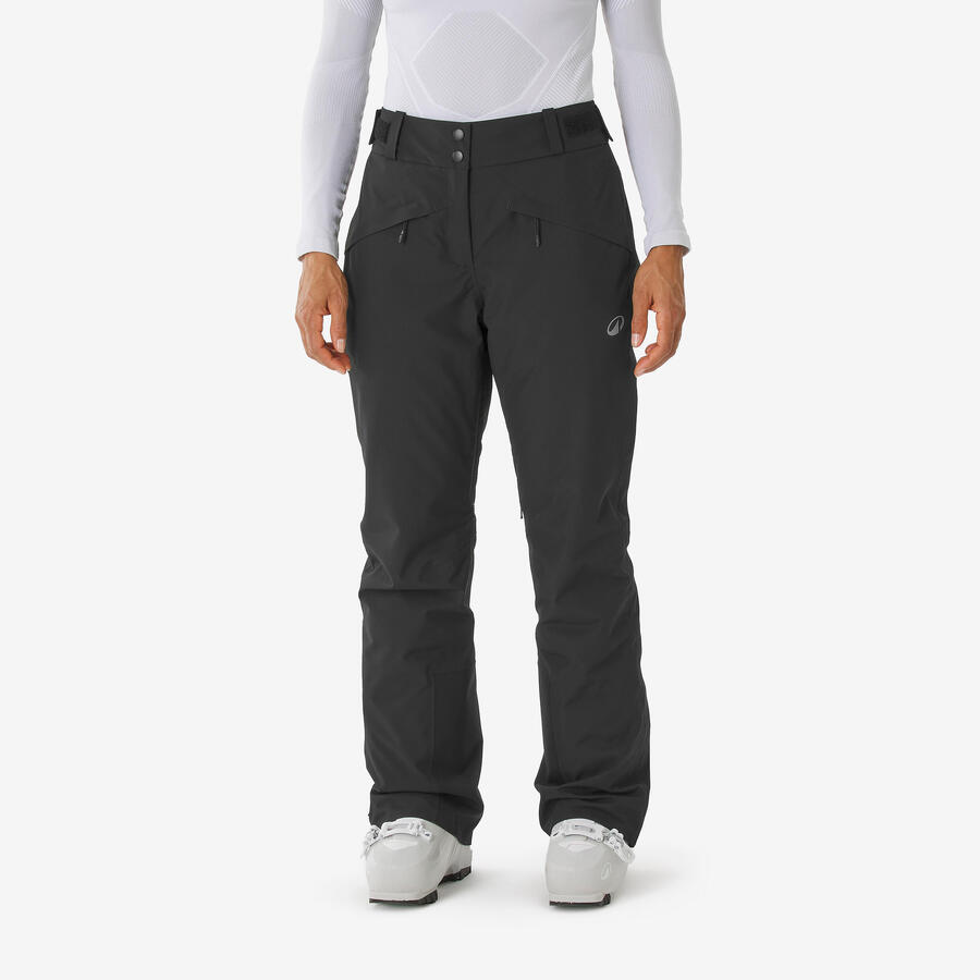 

WEDZE Лыжные брюки женские, сноубордические, тёплые, дышащие - Брюки 500 чёрные