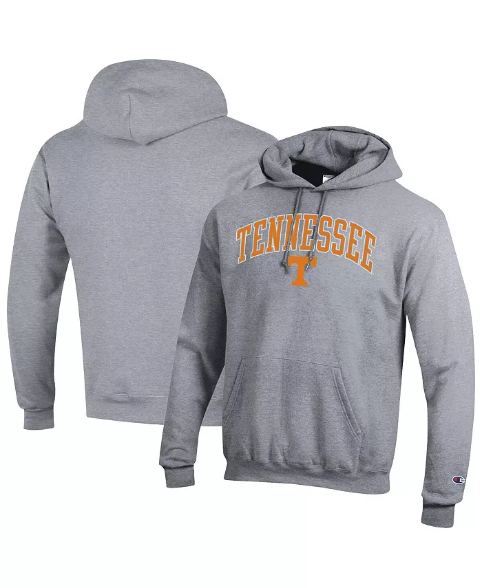 

Мужская толстовка с капюшоном Heather Gray Tennessee Volunteers Arch Over Logo Champion