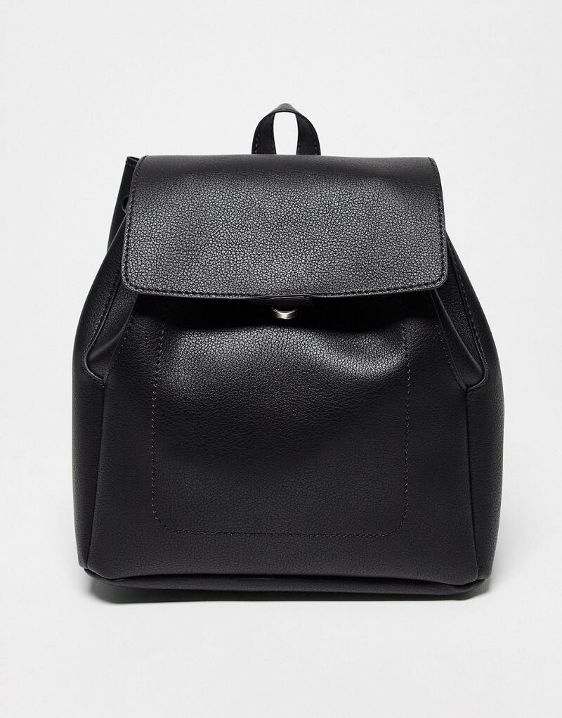 

Черный мягкий мини-рюкзак ASOS