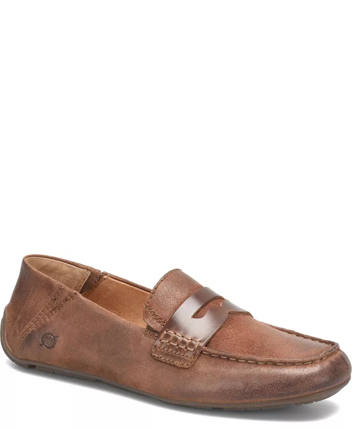 

Мужские пенни-лоферы Marcel из нубуковой кожи Born, коричневый