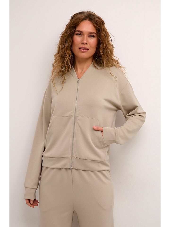 

Спортивная куртка Kaffe Sweatjacke, бежевый