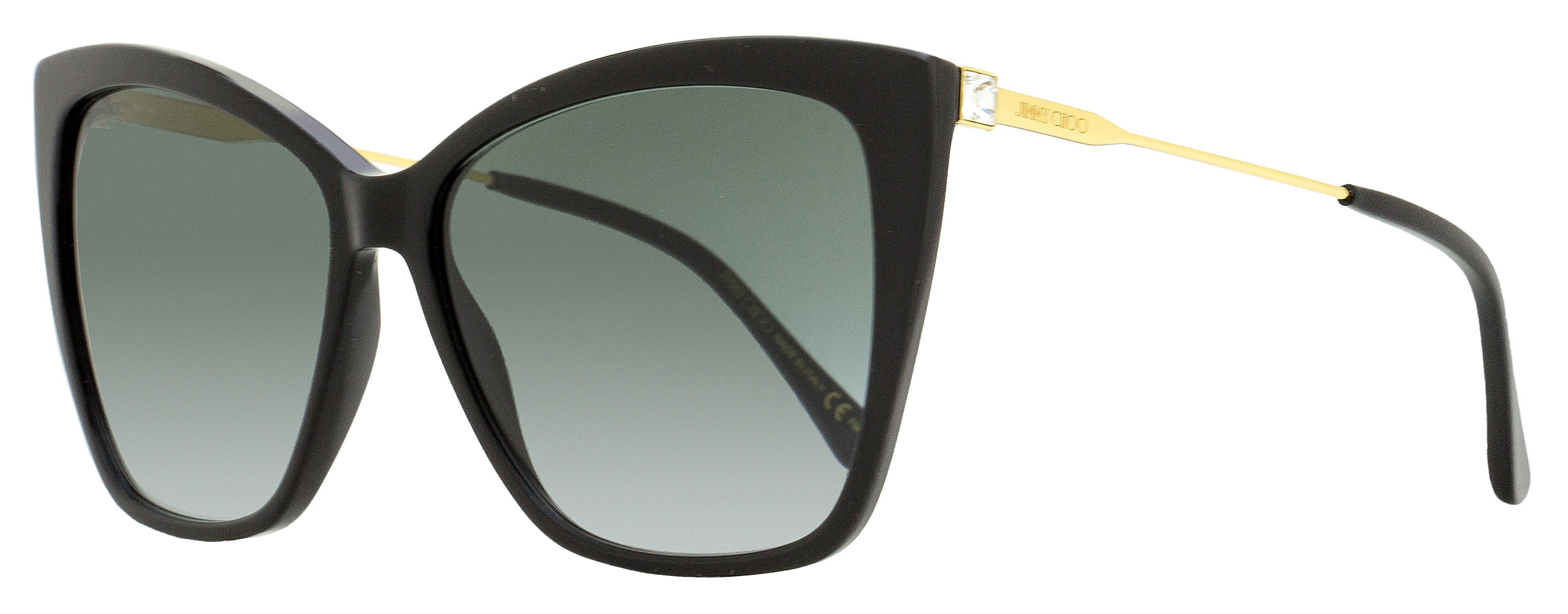 

Женские солнцезащитные очки-бабочки Jimmy Choo Seba 8079O Black/Gold 58 мм