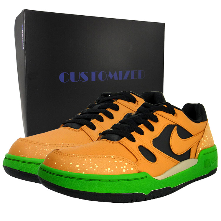 

Кроссовки для скейтбординга Full Force, мужские, низкие, зеленые Nike, Earth Yellow