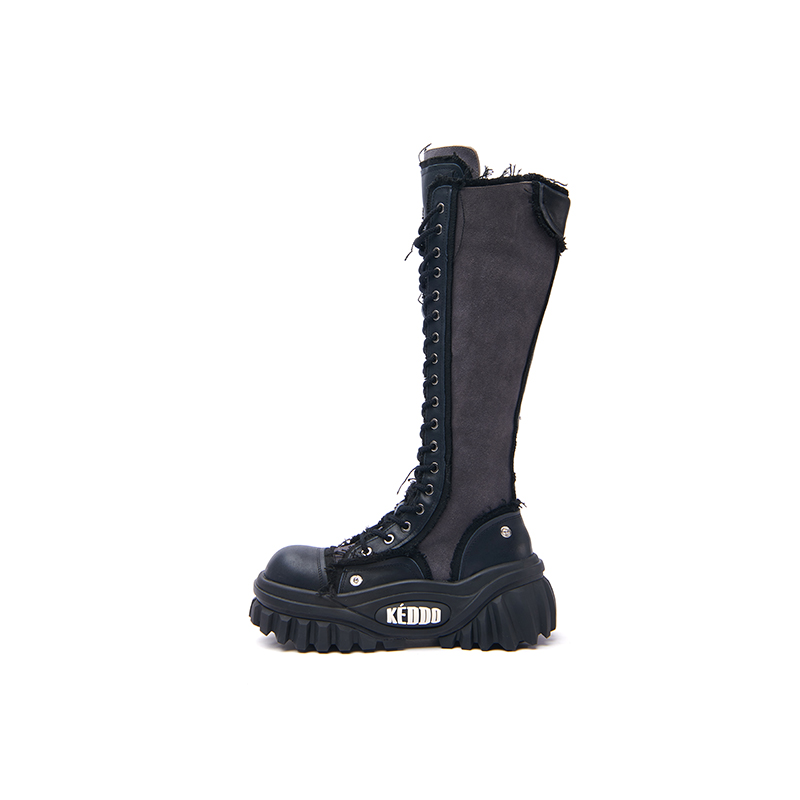 KEDDO Кроссовки Martin Boot для женщин черные, цвет Black