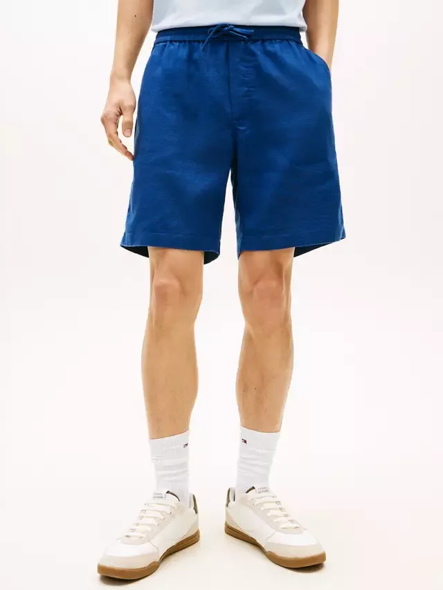 Шорты из льняной смеси Doven Tommy Hilfiger, Dark Blue