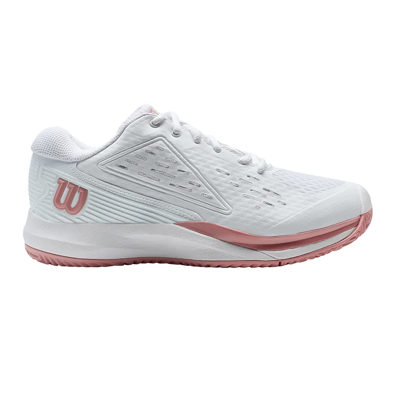Wilson RUSH PRO ACE JR Synthetic Leather, Textile Kids' Training Shoes Pink Teenagers — фото 3