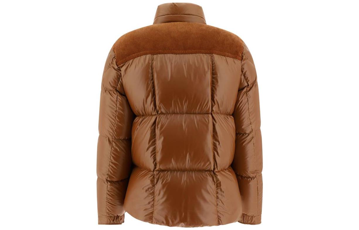 Moncler Мужская пуховая куртка светло-коричневого цвета, Light Umber — фото 4