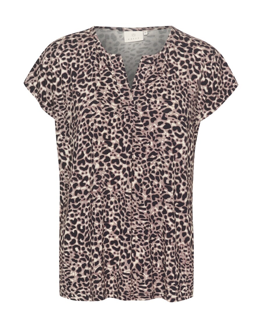 

Блузка с коротким рукавом Kaffe Blouse Charlotte, коричневый
