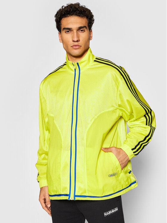 Демисезонная куртка regular fit Reverse Track GN3818 Adidas, желтый — фото 4