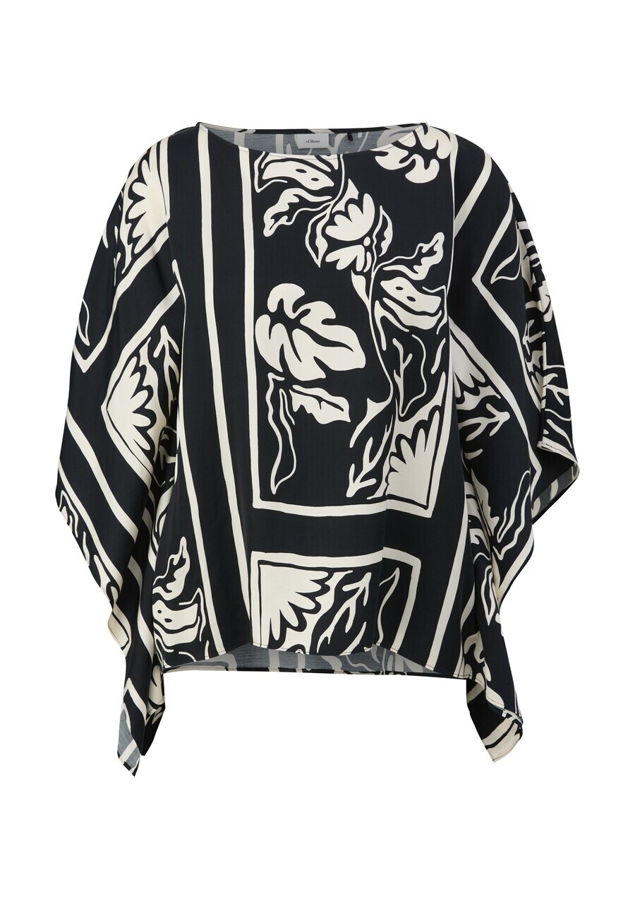 

Блузка с коротким рукавом s.Oliver BLACK LABEL Blouse, черный