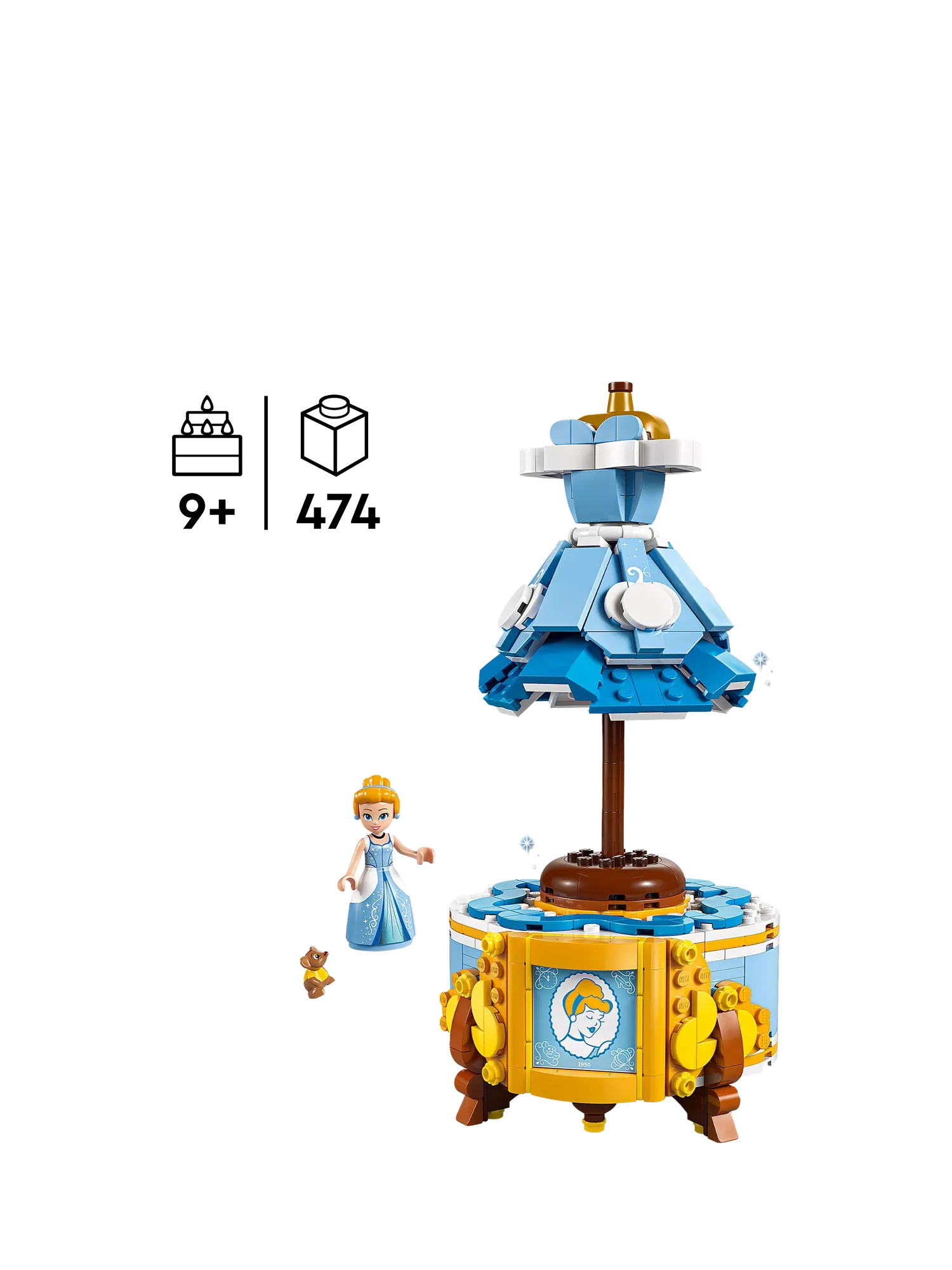 Платье Золушки от Disney Princess 43266 LEGO — фото 2