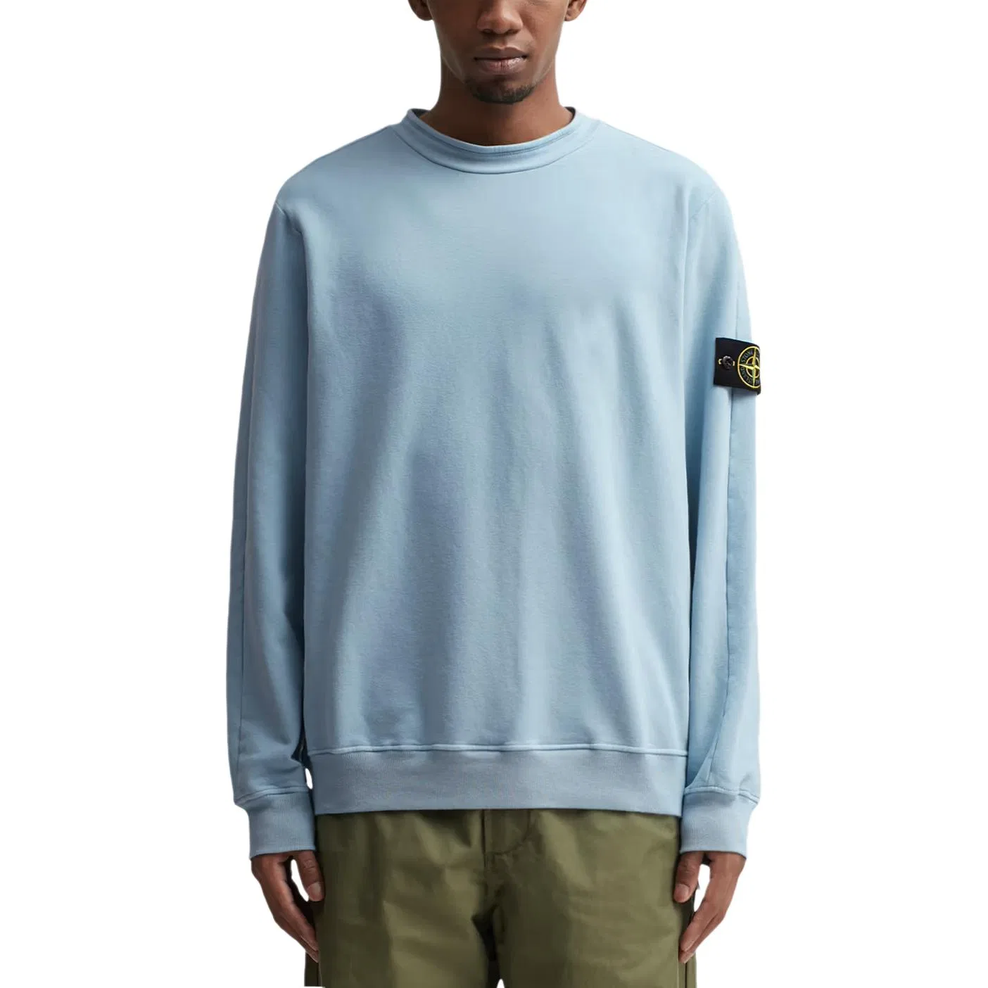 Свитшот мужской Sky Blue STONE ISLAND — фото 4