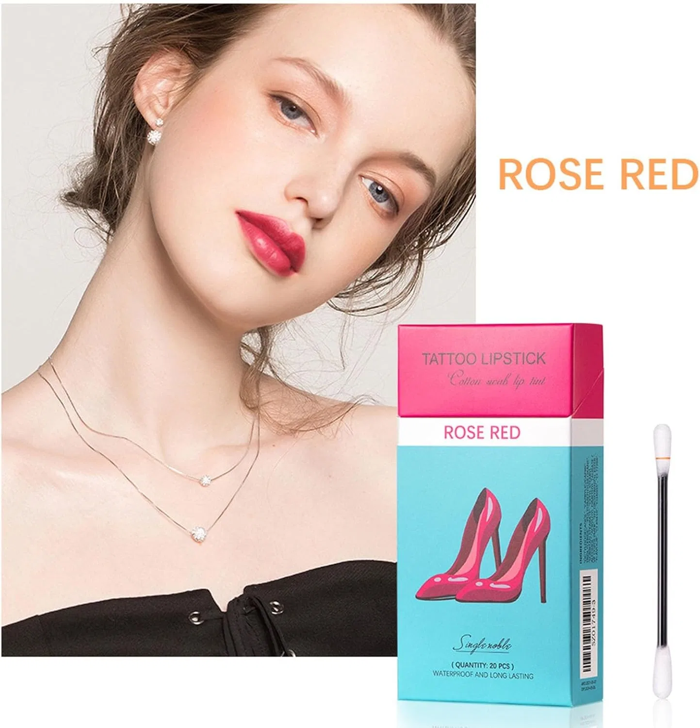 Губная помада матовая увлажняющая Generic, набор 1 шт, цвет hotpink — фото 4