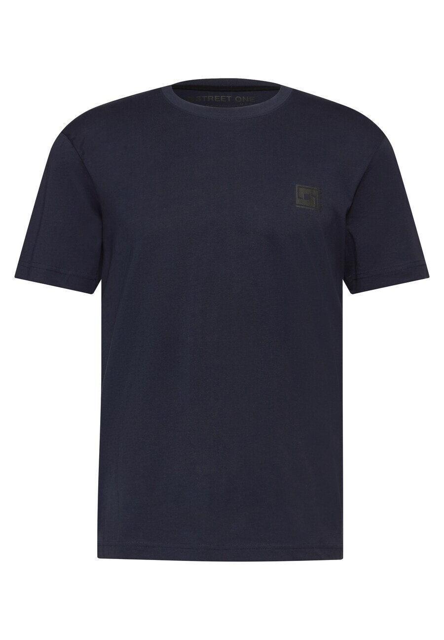 

Классическая футболка Street One MEN Shirt, ночной синий