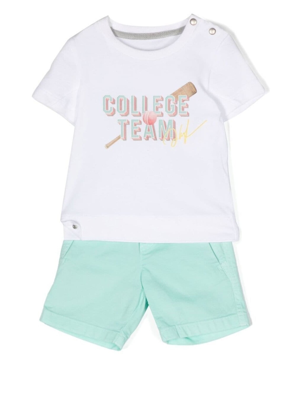 

Lapin House комплект College Team из футболки и шортов, белый