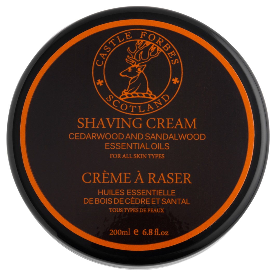 

Крем для бритья shaving cream cedarwood and sandalwood Castle Forbes, объем 200 мл