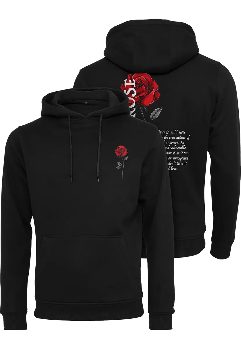 

Толстовка MisterTee с капюшоном "MisterTee Men's Wild Rose Hoody", черный