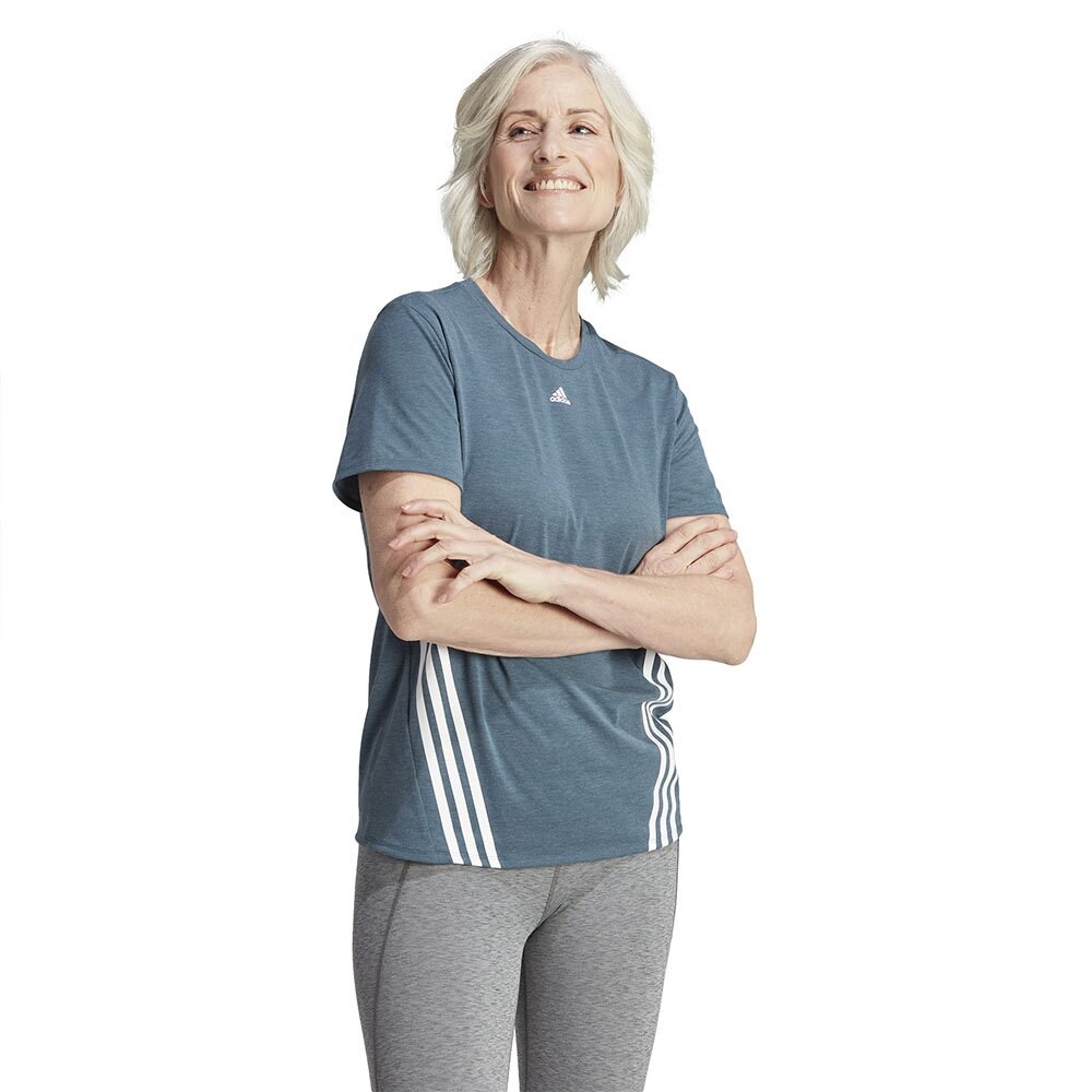 

Футболка adidas Icons 3 Stripes, синий
