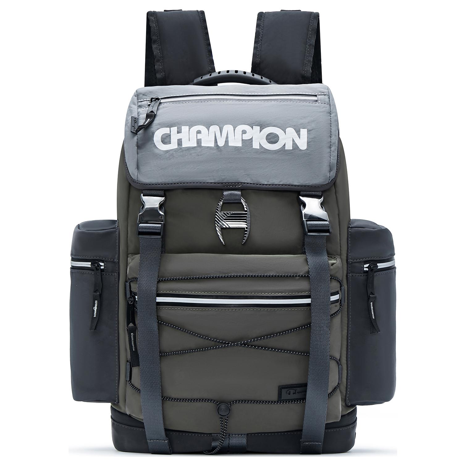 

Champion Тканевый рюкзак унисекс, обычный, цвет: серый, кофейно-серый, дымчато-серый