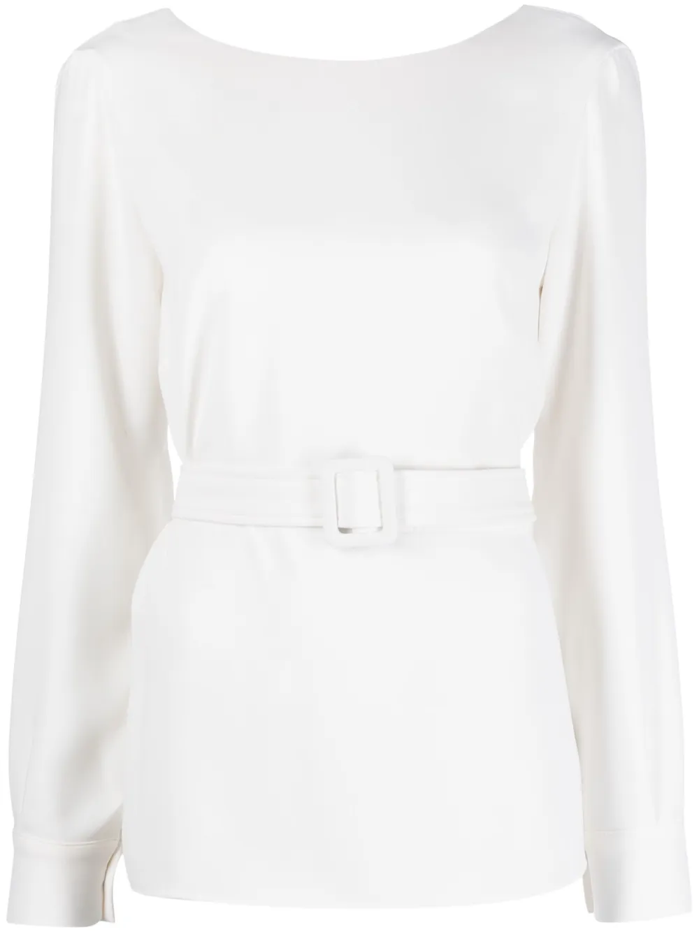 

Блузка с поясом P.A.R.O.S.H., нейтральный