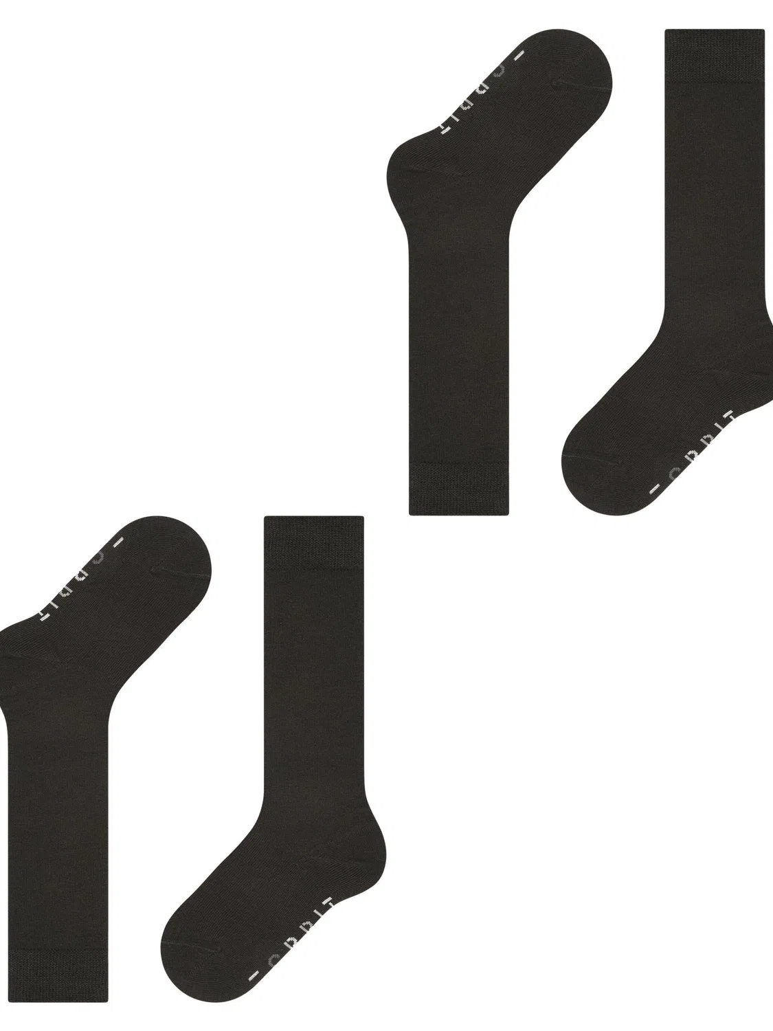 Носки Esprit Foot Logo 2-Pack черного цвета — фото 2
