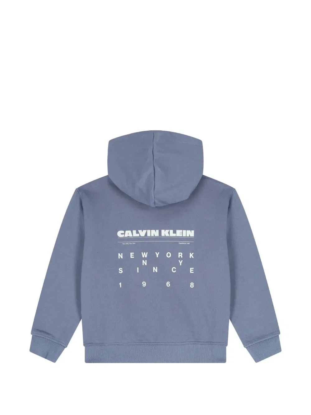 Толстовка с капюшоном и карманом Calvin Klein Kids, синий — фото 2