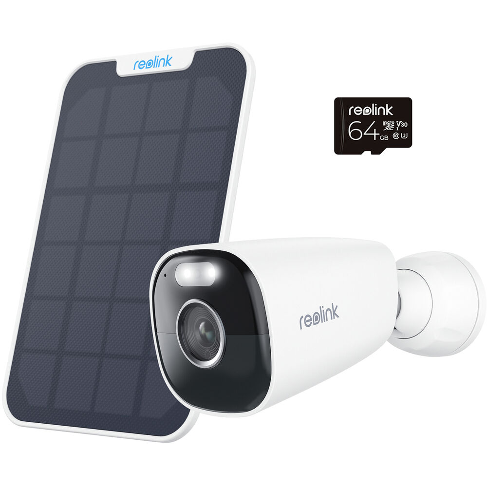 

Уличная беспроводная цилиндрическая камера Reolink Argus серии B340 5 МП с ночным видением, прожекторами движения и солнечной панелью