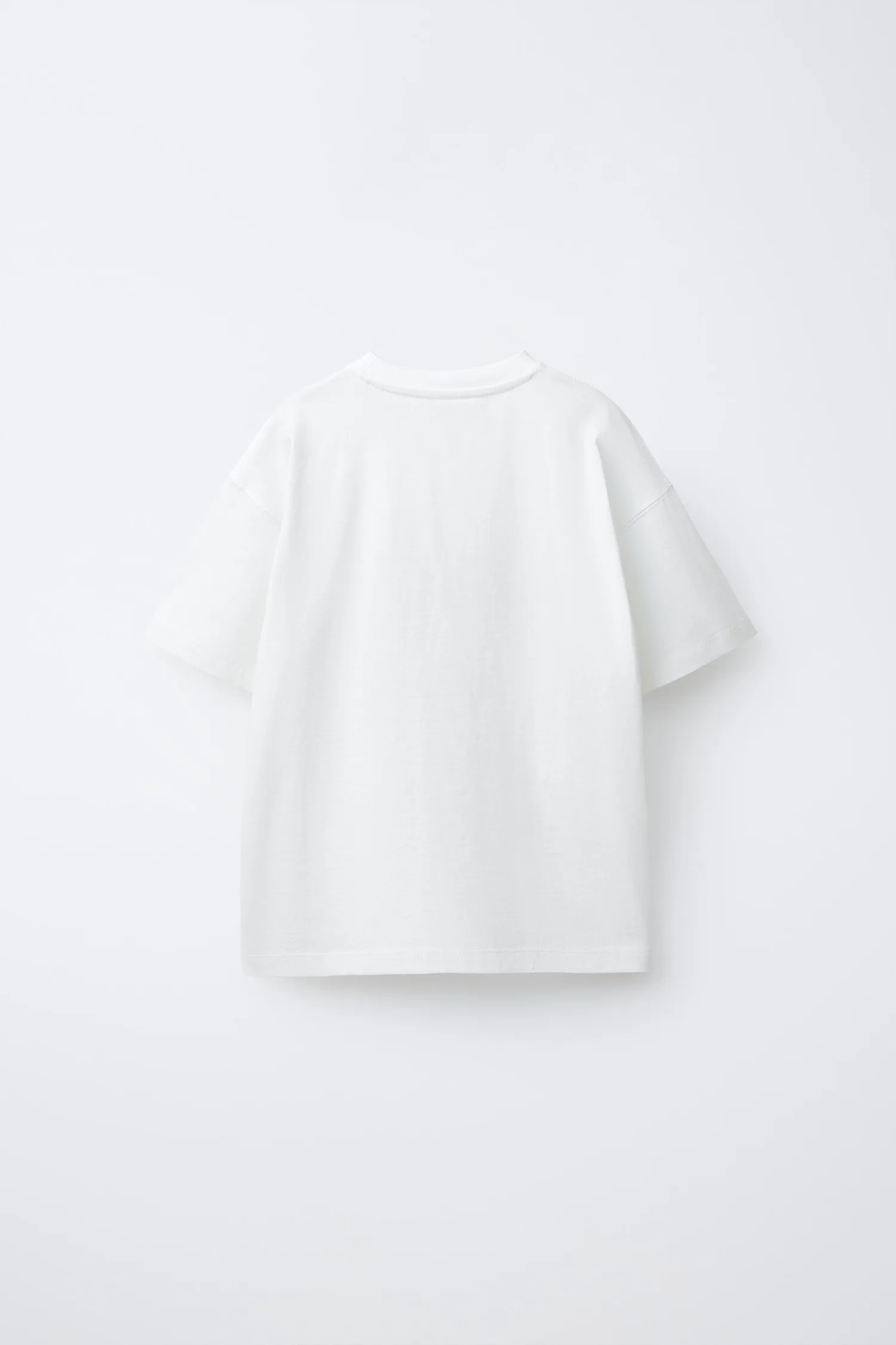 Футболка с неоновым слоганом Zara, белый — фото 2