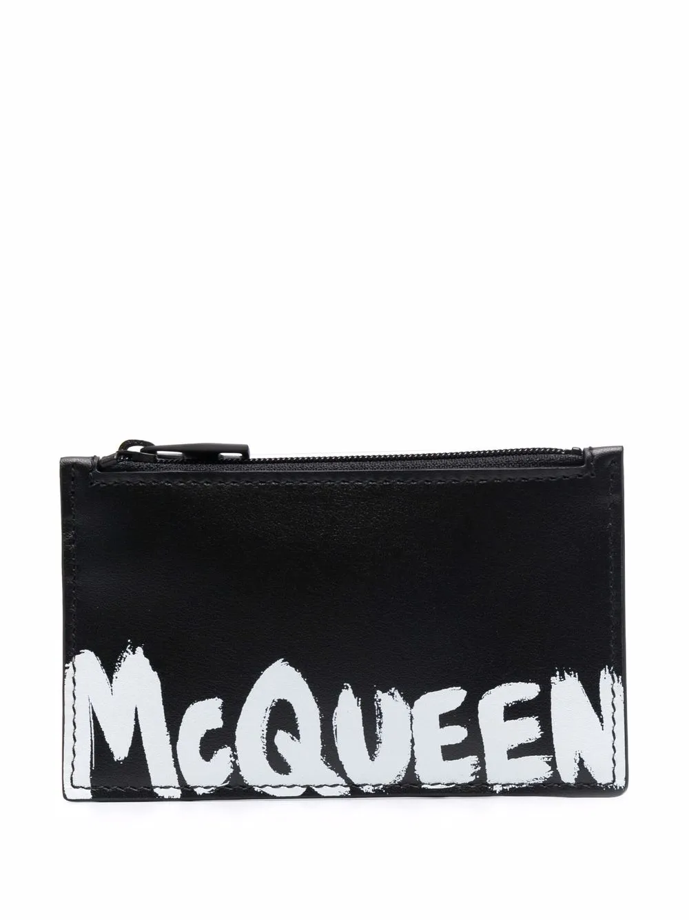 

Кошелек с логотипом Alexander McQueen, черный