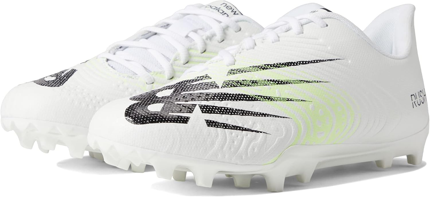 Кроссовки для лакросса New Balance Rush V3 Low для мужчин, White/Silver — фото 2