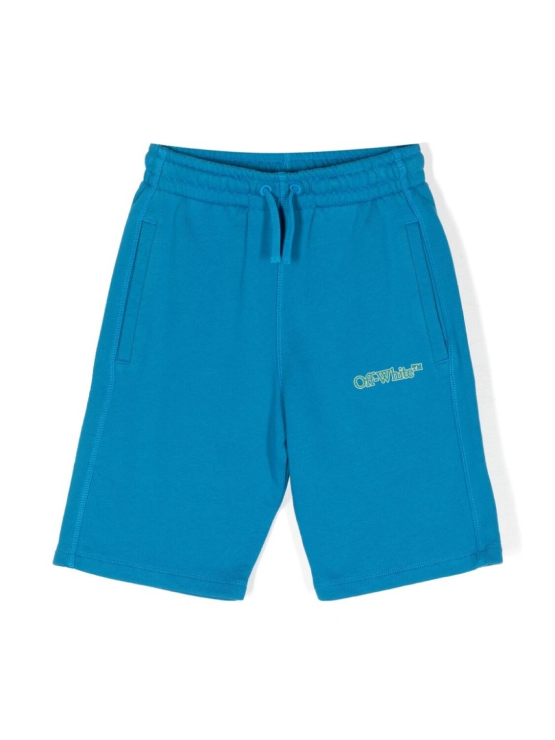 

Off-White Kids спортивные шорты Big Bookish, синий