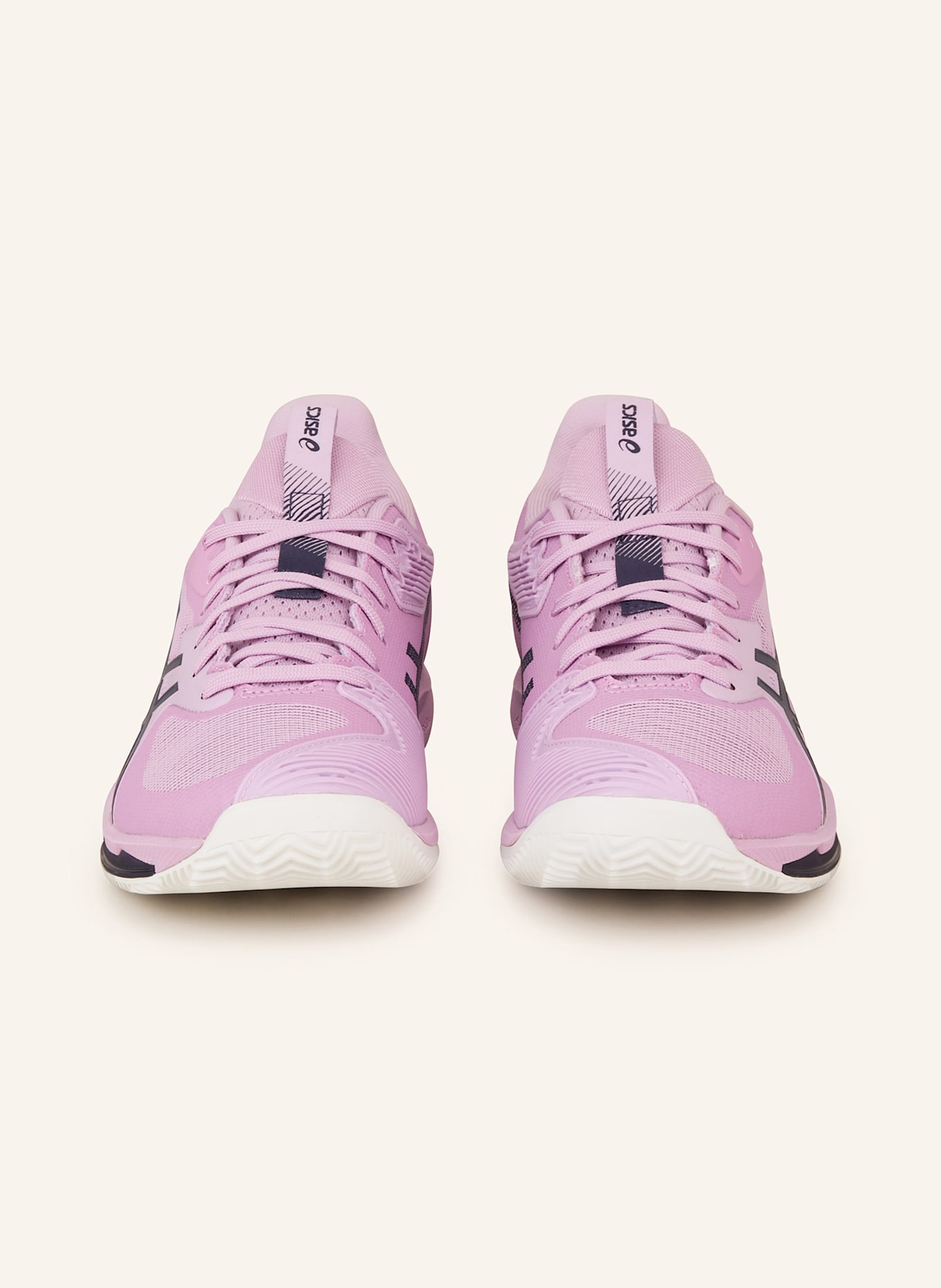 Теннисные туфли решение скорость ff 3 грунт Asics, розовый — фото 3