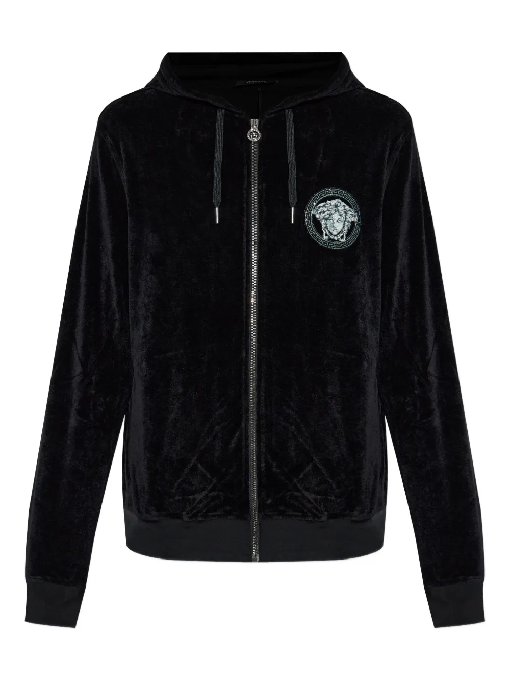 

Худи с отделкой в виде Медузы VERSACE, черный