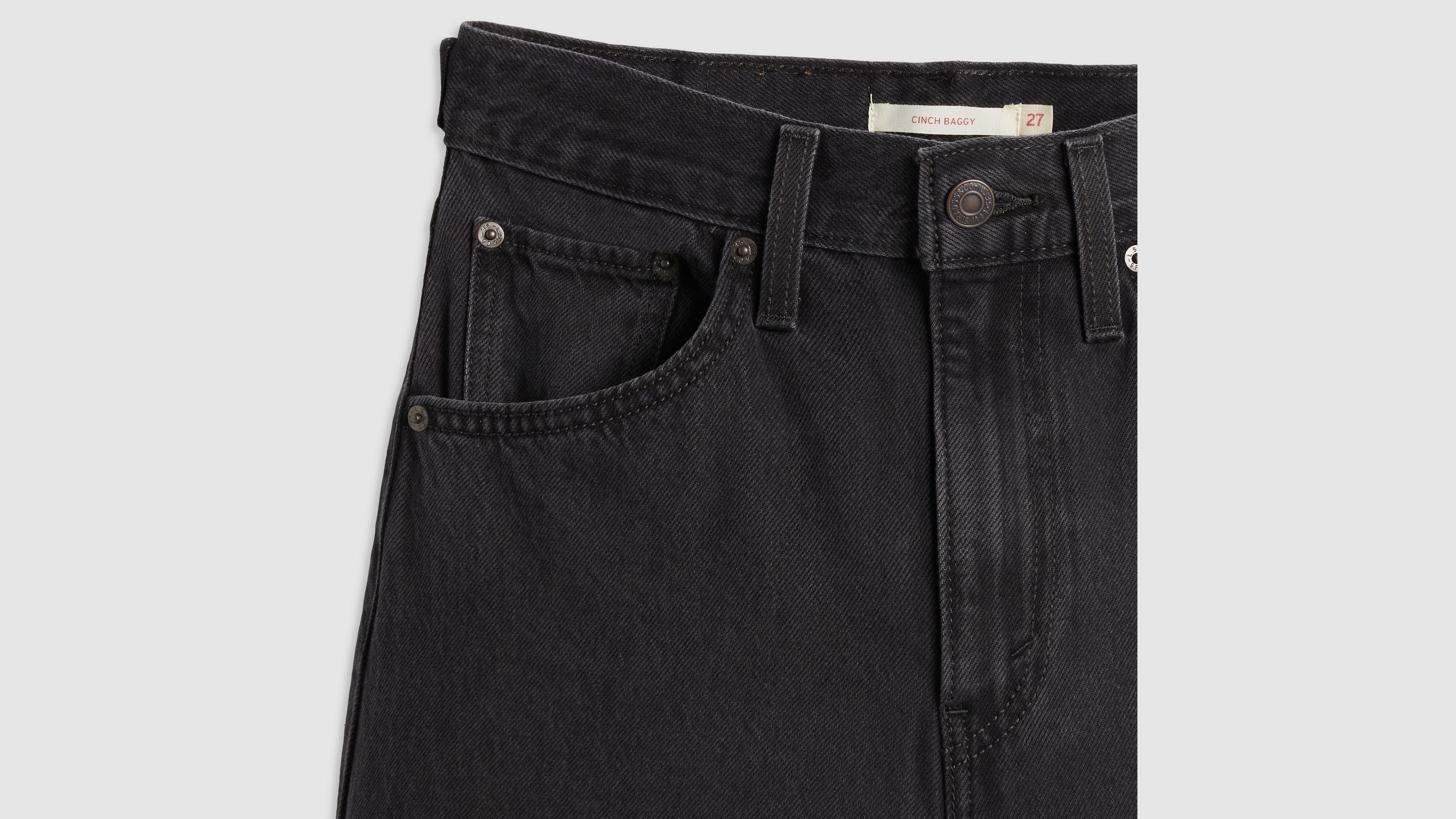 Женские мешковатые джинсы Cinch Levi's, цвет Capturing Moments - Black — фото 3