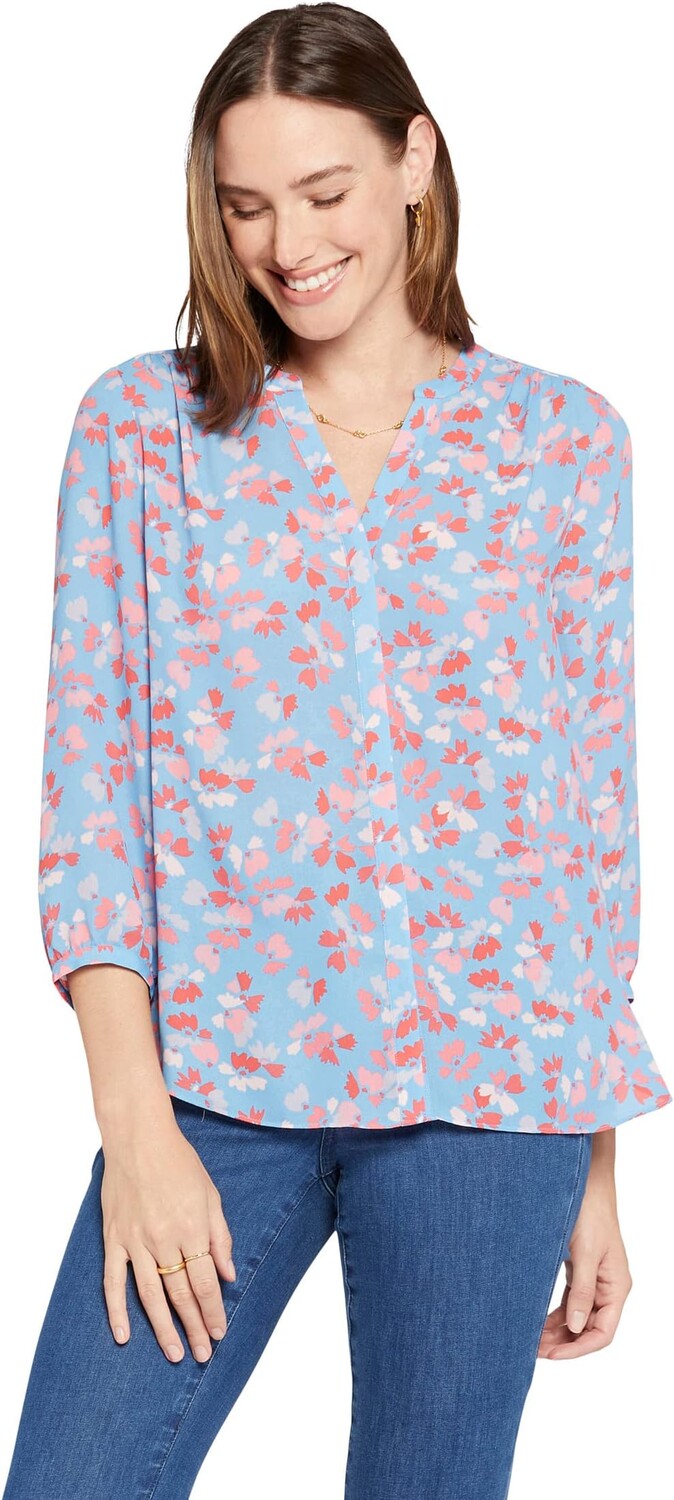 

Блуза NYDJ Blouse w/ Pleated Back, цвет Pacific Meadows