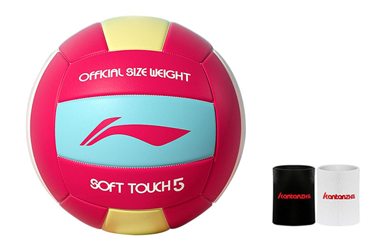 

LINING ПВХ волейбольный мяч размер 5 унисекс красный/желтый/синий